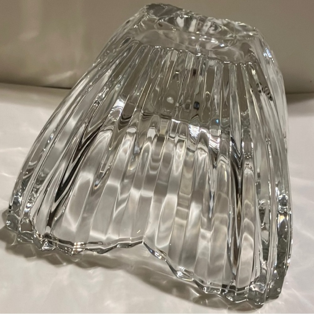 Vintage Crystal Glassware Mikasa Lydia Tulip Dish Elegant Home Decor Clear Glass - Picture 4 of 12